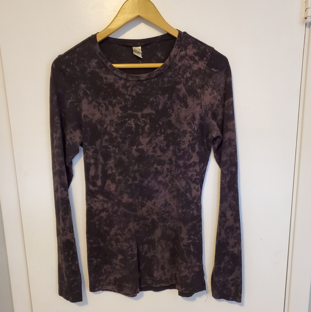 Black and brown print shirt